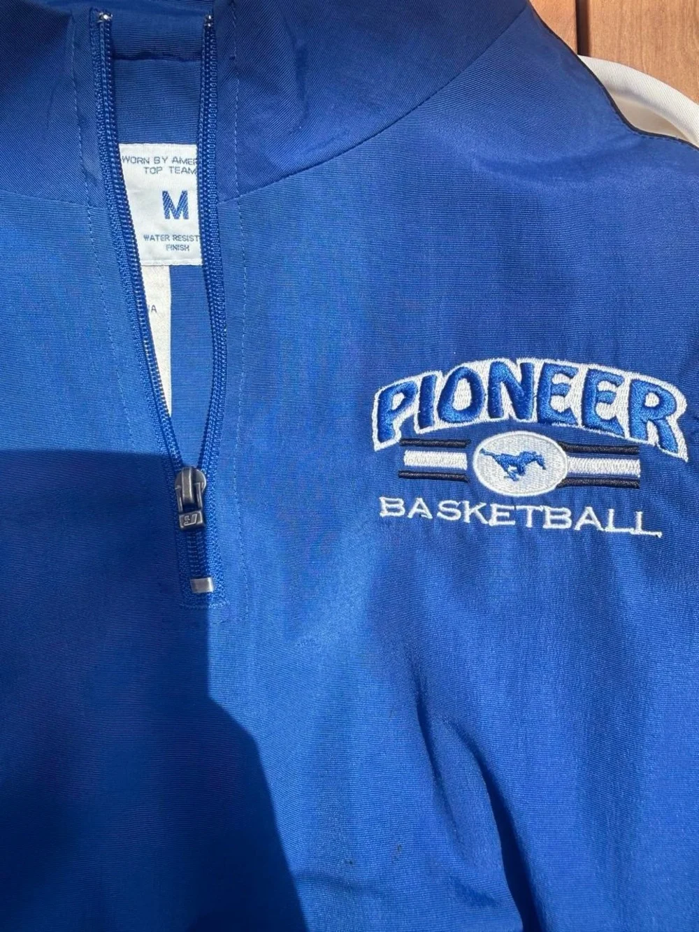 Russell Athletic Royal Blue Pioneer Basketball Quarter-Zip Pullover